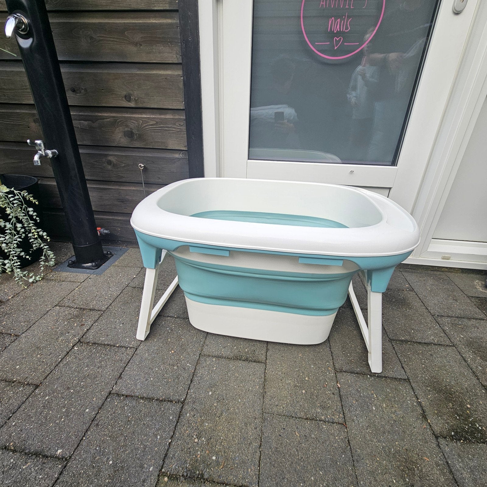 Opvouwbaar babybadje - Ideaal voor kleine ruimtes, Kinderen en Baby's, Overige merken, Ophalen of Verzenden, Zo goed als nieuw