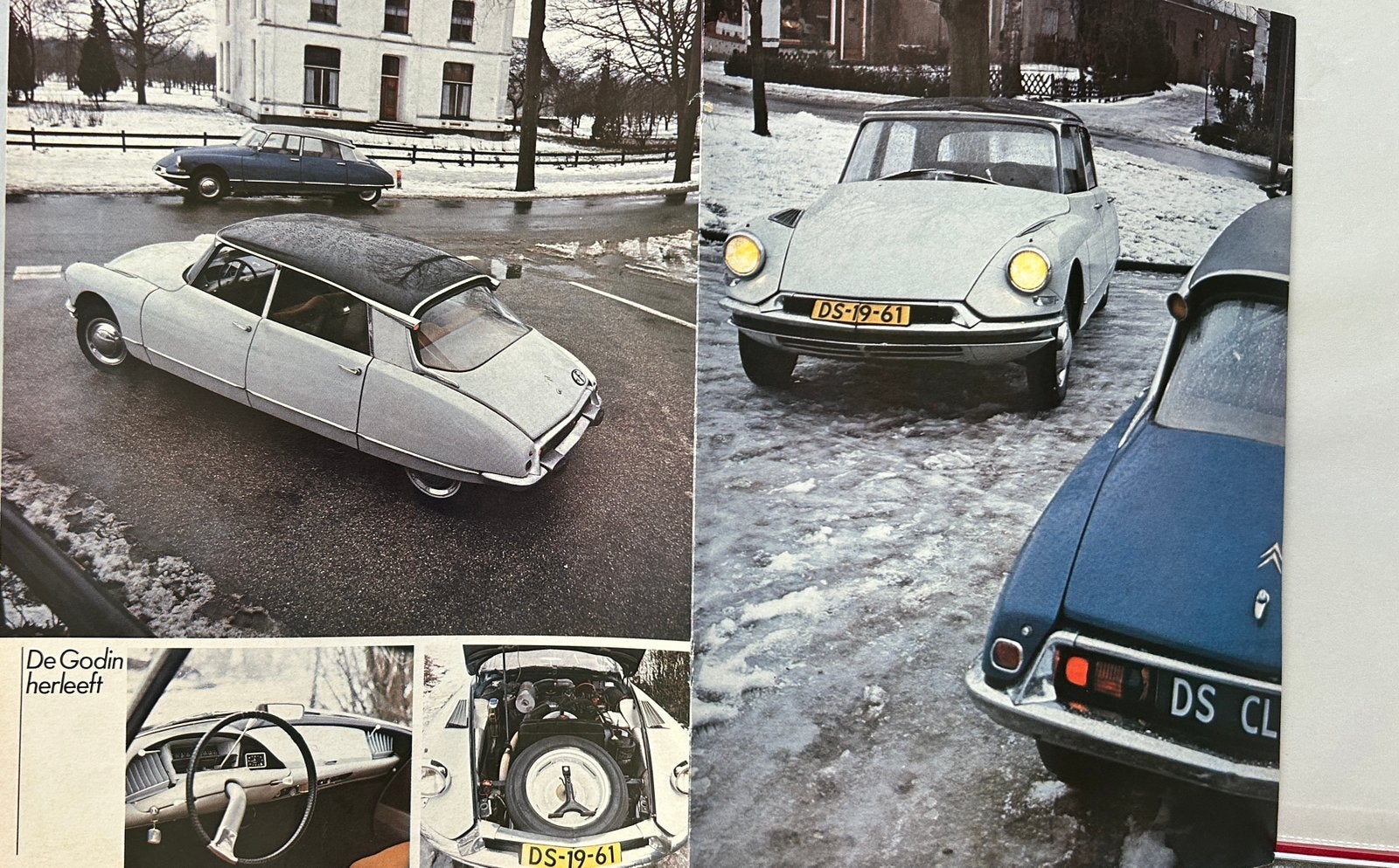 Citroën DS ID Pallas cabriolet break auto tijdschriften, Verzamelen, Ophalen of Verzenden, 1960 tot 1980, Zo goed als nieuw, Overige onderwerpen