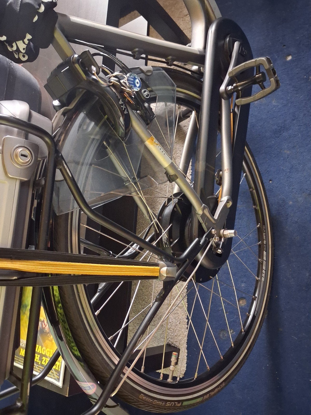 Sparta E-bike met AXA Defender slot en display, Fietsen en Brommers, Elektrische fietsen, Ophalen of Verzenden, Zo goed als nieuw