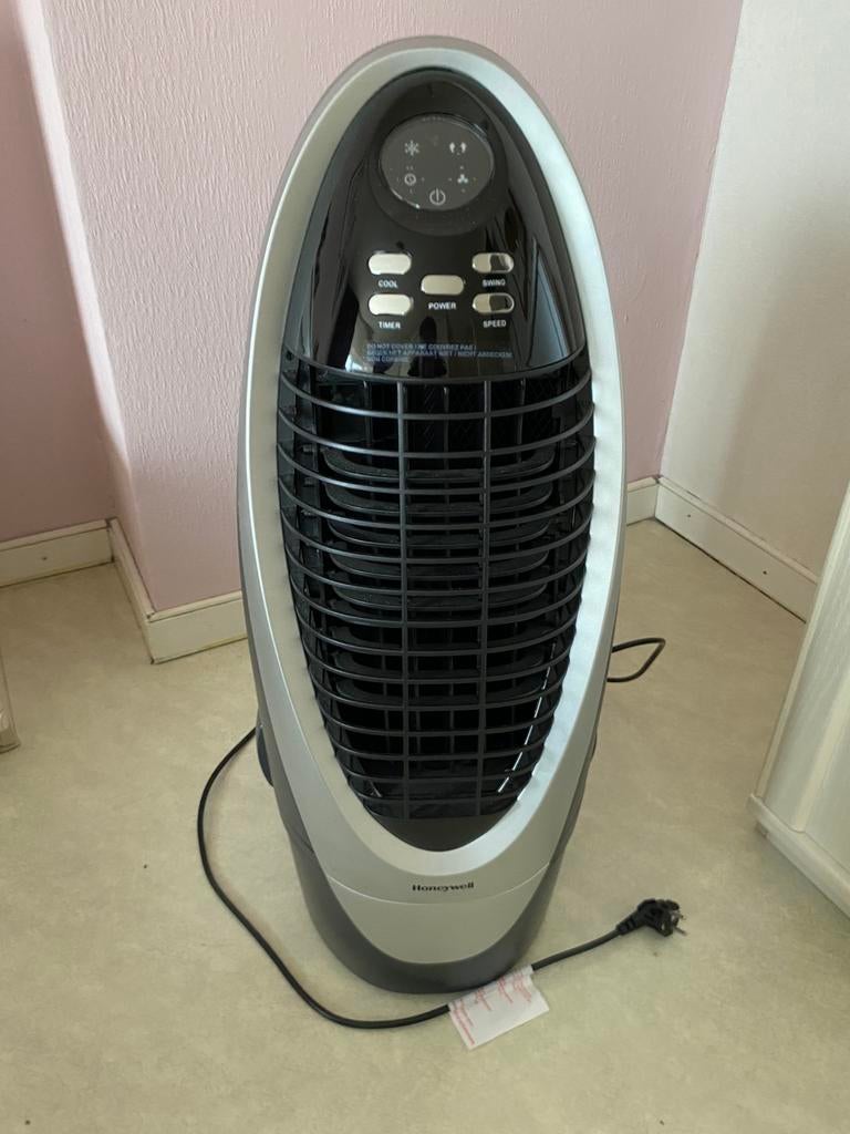 Te koop Honeywell luchtkoeler met ventilator., Ophalen, Minder dan 60 m³, 3 snelheden of meer, Zo goed als nieuw