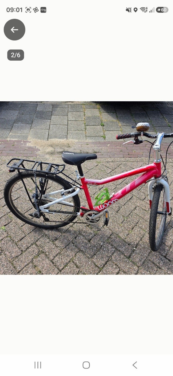 Woom 5 kinderfiets - goed onderhouden, Ophalen, 20 inch of meer, Gebruikt, Woom