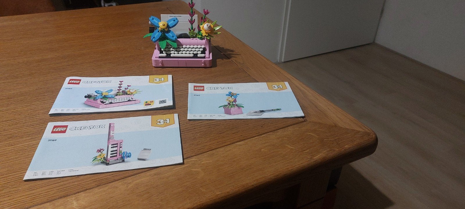 Lego Creator 3-in-1 Bloemen en Typemachine Set, Ophalen, Zo goed als nieuw, Compleet, Lego