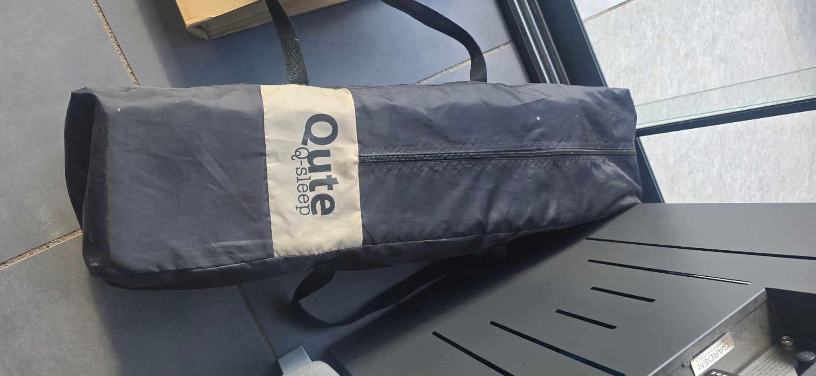 cute q campingbed met extra matras iikea, Ophalen of Verzenden, Zo goed als nieuw, Reisbedje