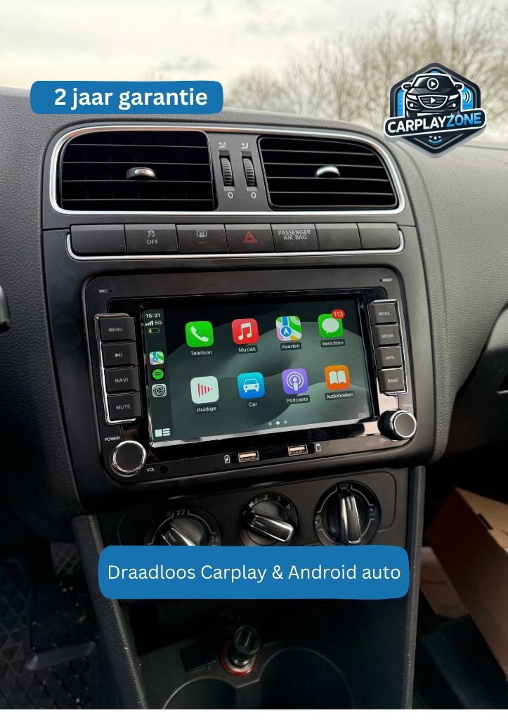 VW CARPLAY (MET GARANTIE) GOLF CADDY POLO TIGUAN TRANSPORTER, Ophalen of Verzenden, Nieuw