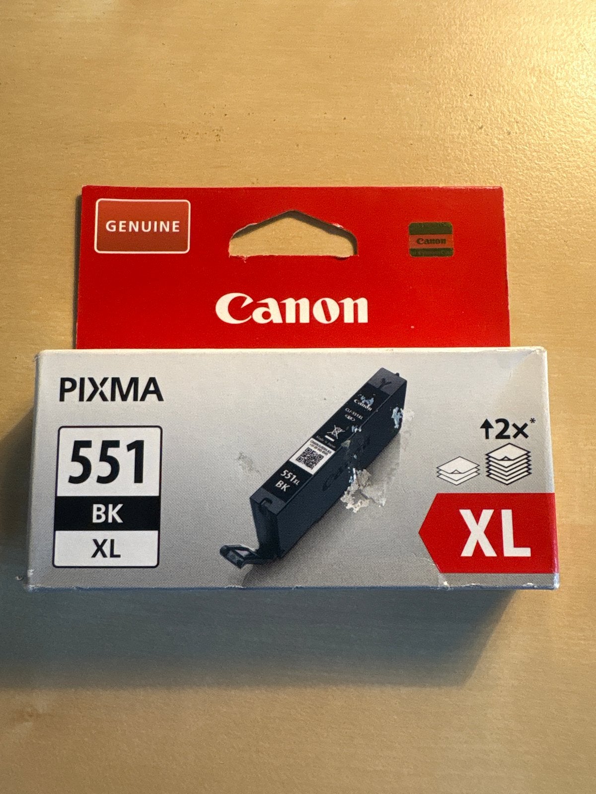 Canon Pixma 551 BK XL Inktcartridge - Nieuw, Verzenden, Nieuw, Cartridge