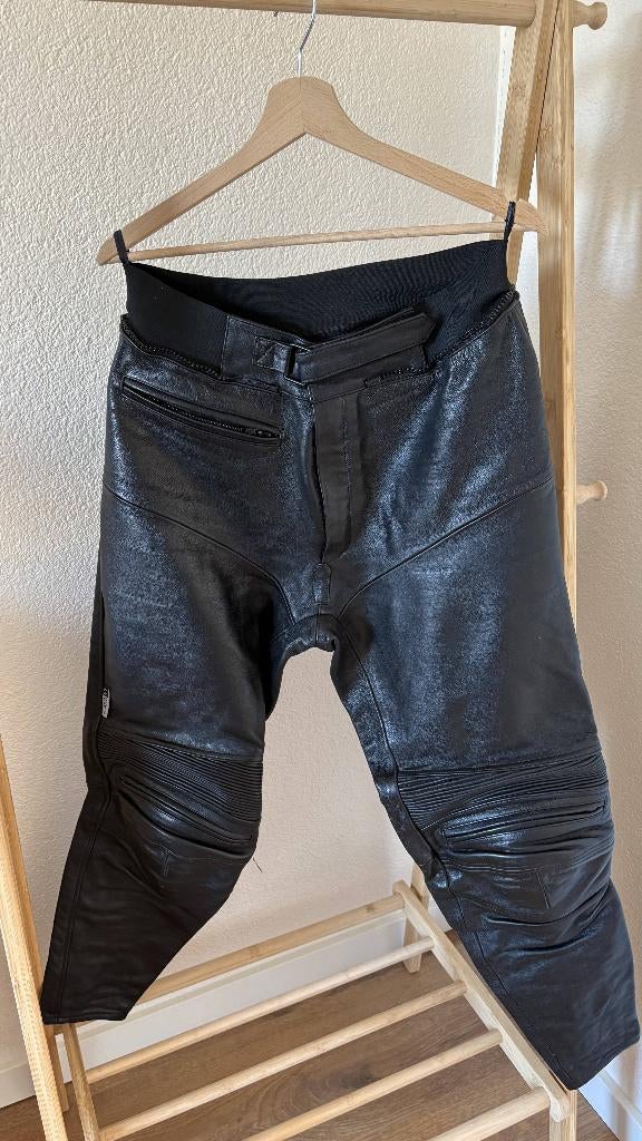 Leren motorbroek IDCS – maat 54, Motoren, Kleding | Motorkleding, Ophalen, Tweedehands, Heren, Broek | leer