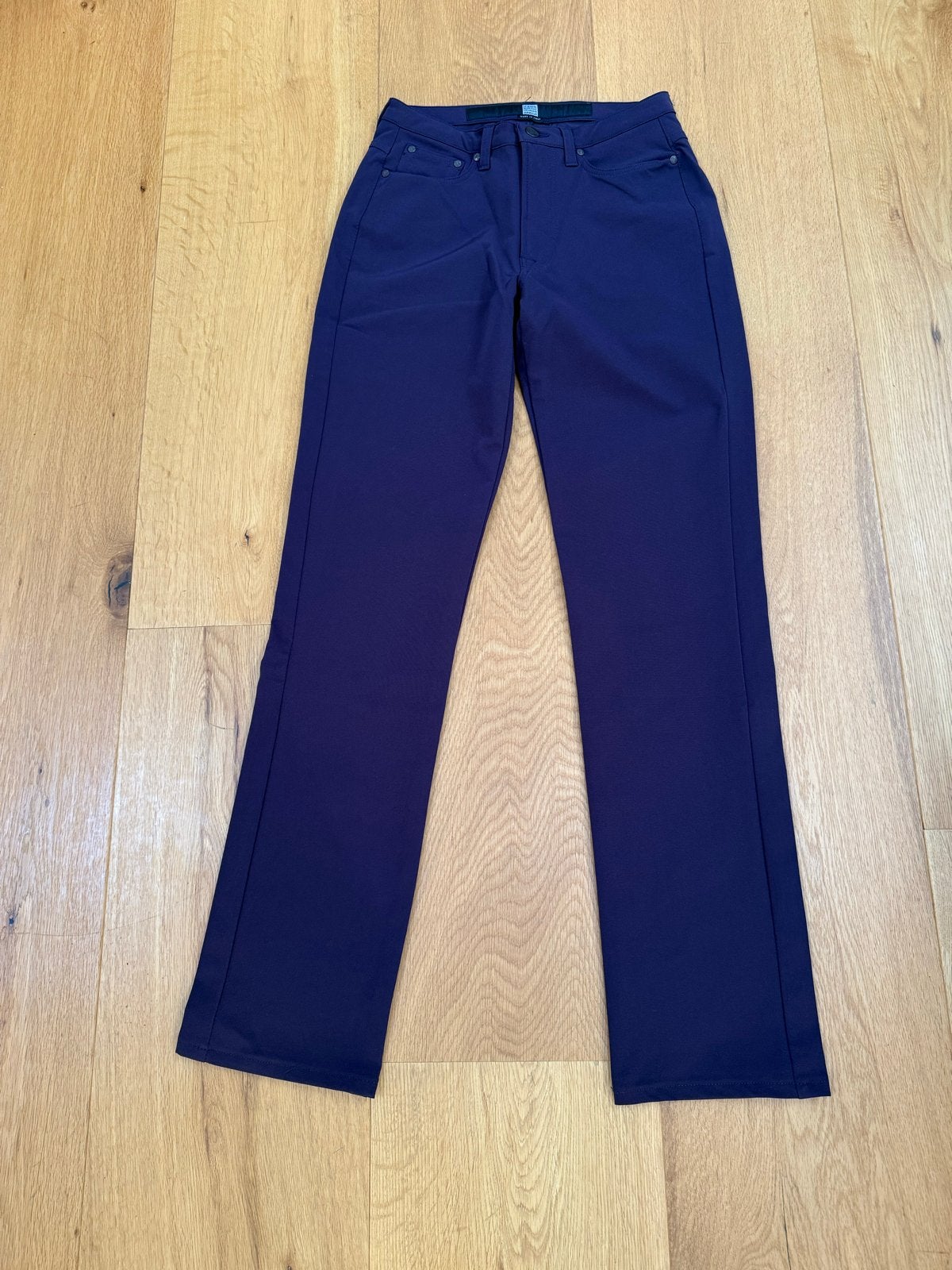 Paarse, aubergine lange broek, pantalon, maat 38, Girbaud, Maat 38/40 (M), Paars, Nieuw, Ophalen of Verzenden