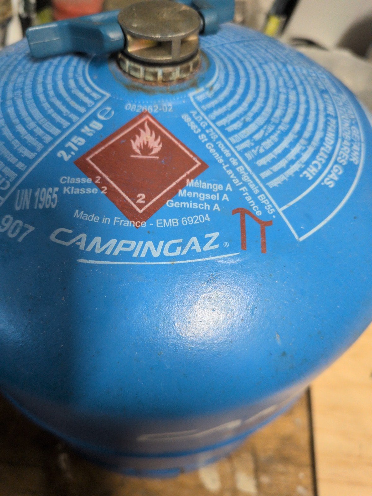 campinggaz 907 leeg, Ophalen of Verzenden, Zo goed als nieuw