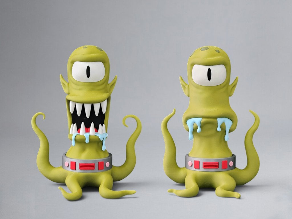 Kang & Kodos Figuur 27 cm | 3D Geprint, Ophalen of Verzenden, Nieuw, Fantasy