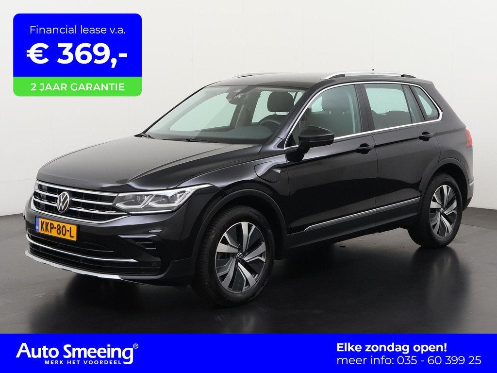 Volkswagen Tiguan 1.4 TSI eHybrid Elegance | Trekhaak | Zond, 12 maanden, Stof, Automatische klimaatregeling, Zwart