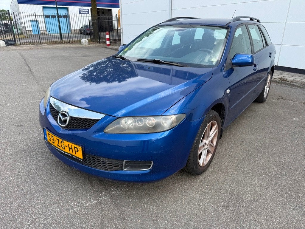 Mazda 6 Sportbreak 1.8i Touringl Airco, Auto's, Stof, Gebruikt, 4 cilinders, Origineel Nederlands