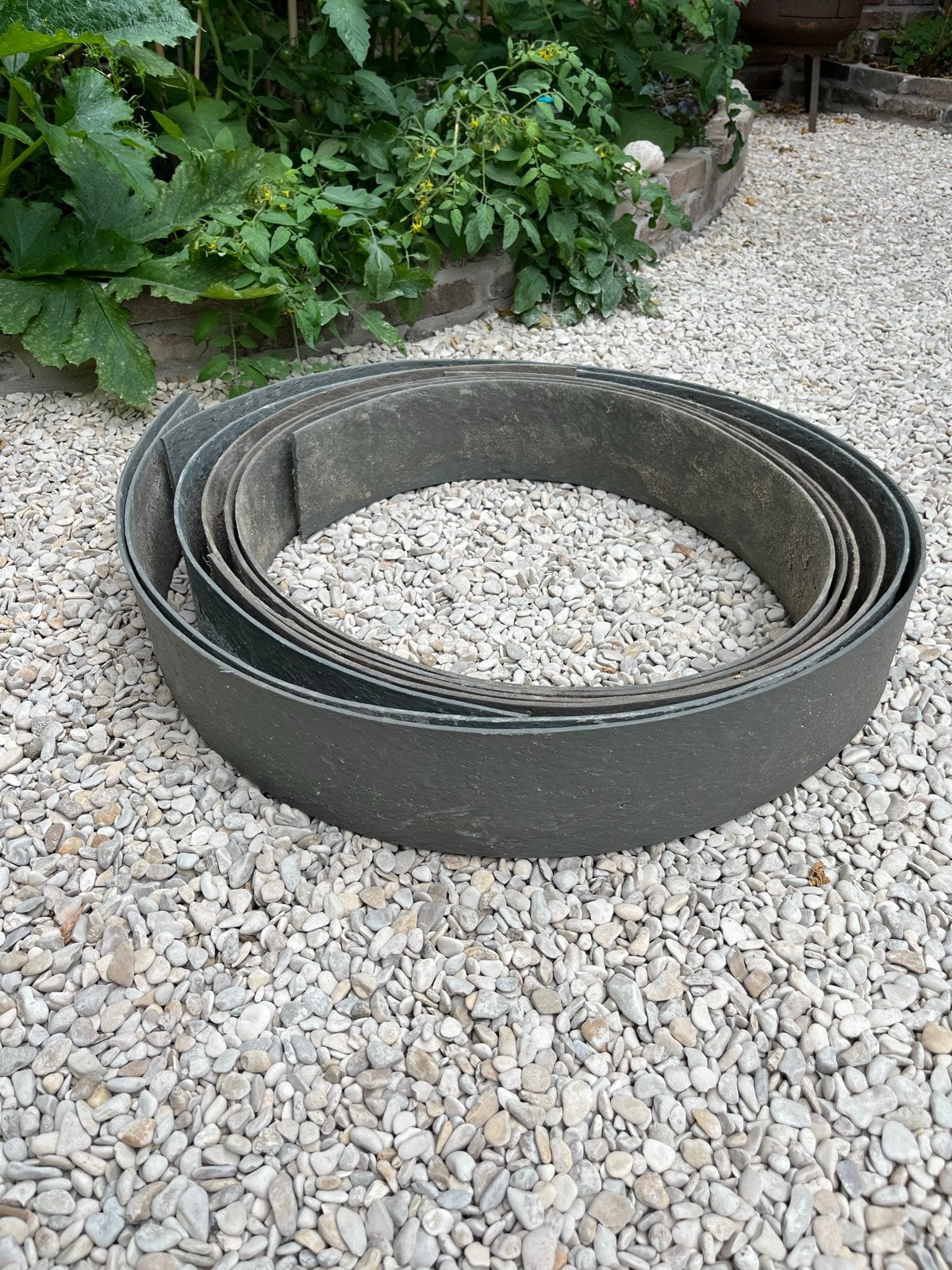 Randafwerking borderrand tuin, 10 meter, 12 cm x 5 mm, Ophalen, Kunststof, Gebruikt, 200 cm of meer