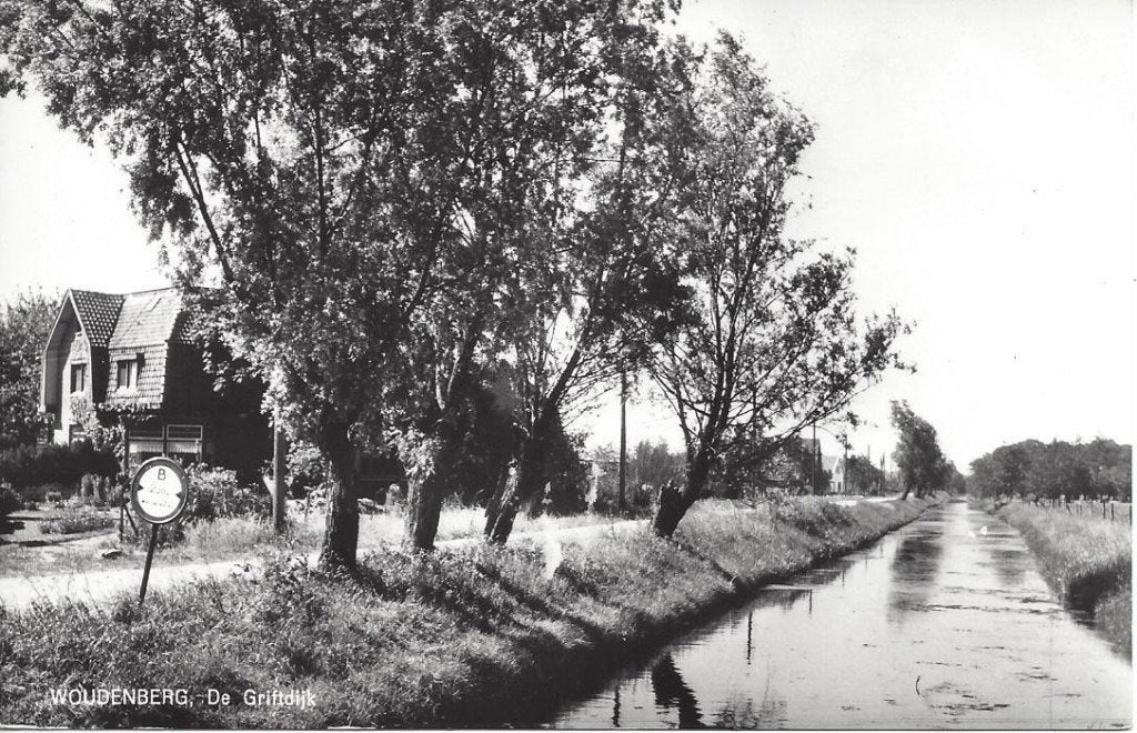 Woudenberg (Utr.) De Griftdijk, 1965, Ophalen of Verzenden, 1960 tot 1980, Ongelopen, Utrecht