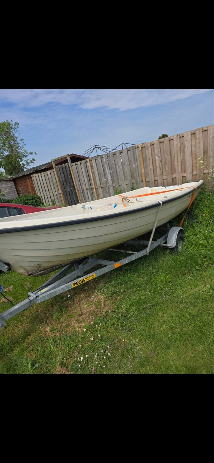 Leuke Terhi 440 boot met pega trailer, Watersport en Boten, Ophalen of Verzenden, Gebruikt, Overige typen, Motorboot