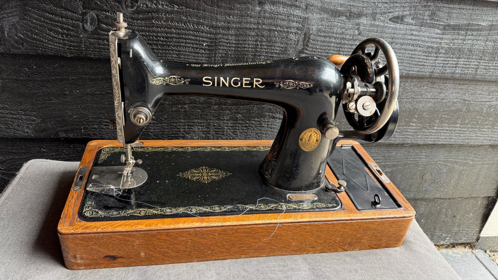 Antieke Singer Naaimachine No. 66 uit 1930 met Koffer, Antiek en Kunst, Ophalen of Verzenden