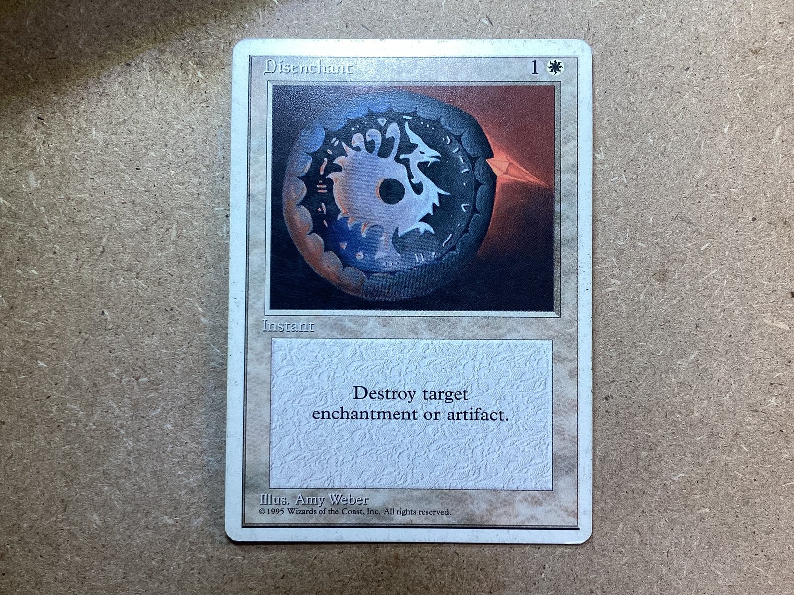 1x Disenchant (Light Played), Ophalen of Verzenden, Gebruikt, Losse kaart