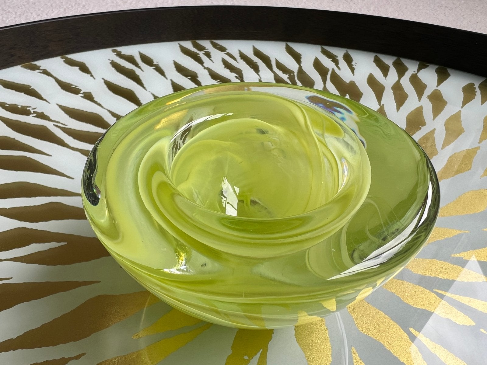 Kosta Boda atoll, Ophalen of Verzenden, Zo goed als nieuw, Overige materialen, Minder dan 25 cm