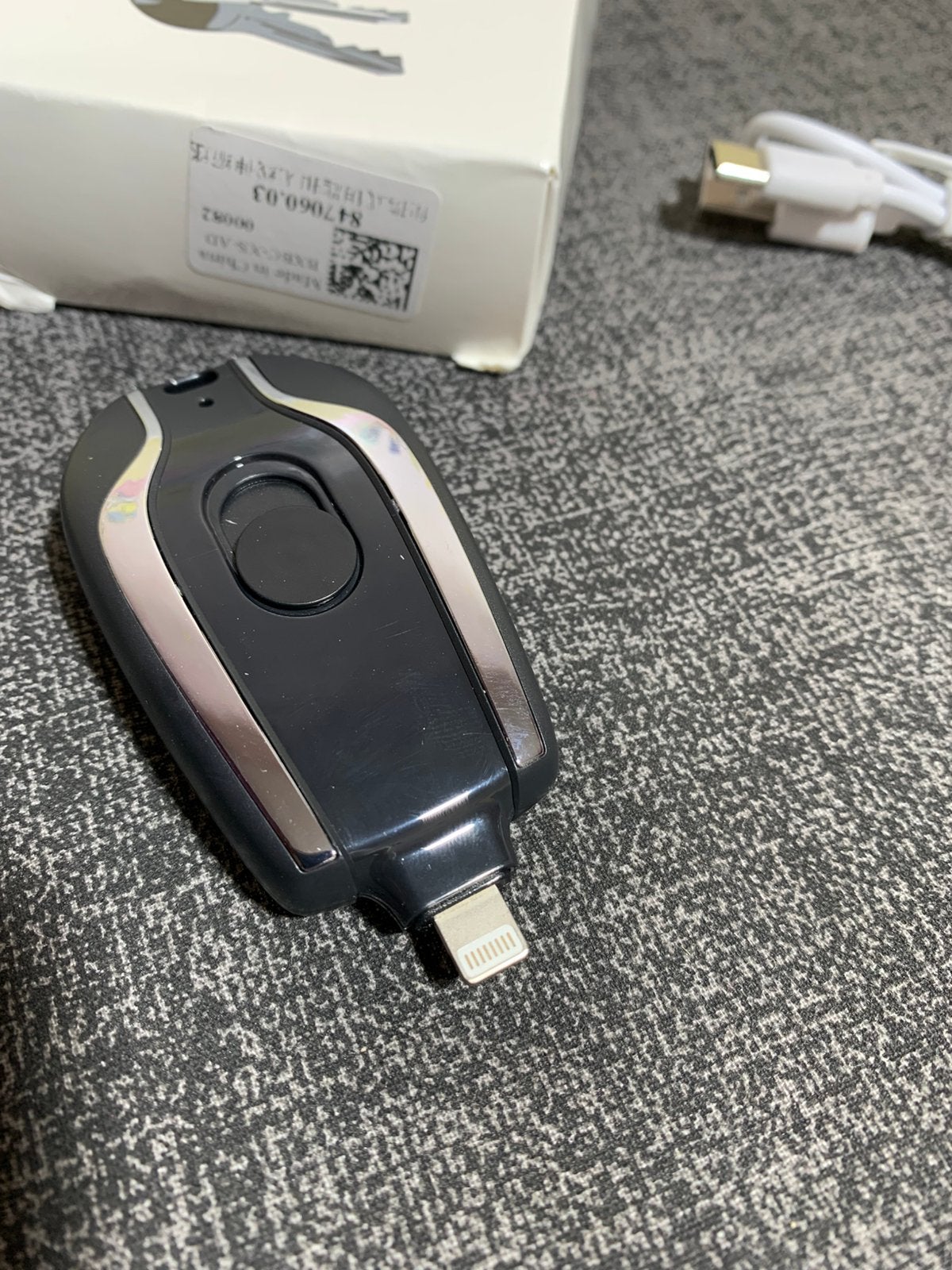 Nieuwe Lightning powerbank 1500 mAh vorm Mercedes sleutel, Ophalen of Verzenden, Nieuw