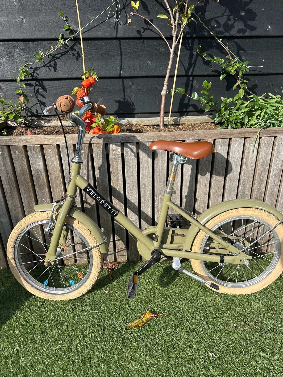 Veloretti Kinderfiets - Groen, Ophalen of Verzenden, Gebruikt, Velgrem, 16 tot 20 inch