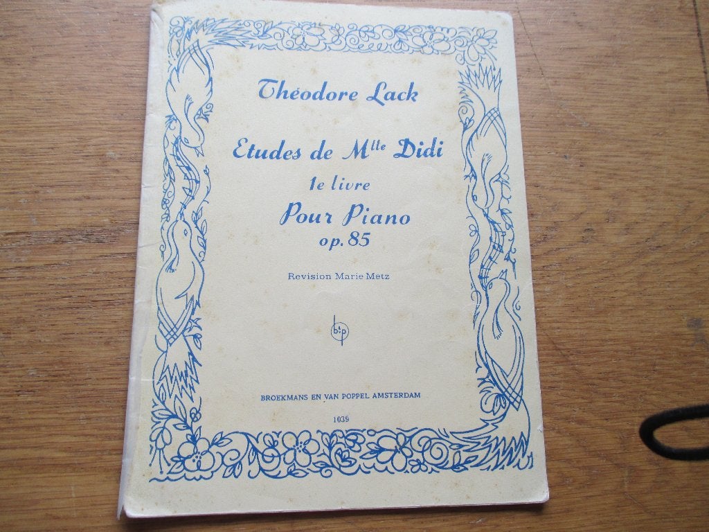 THEODORE LACK -ETUDES OP 85, Gebruikt, Klassiek, Ophalen of Verzenden, Artiest of Componist