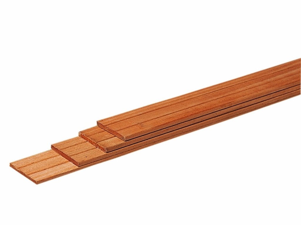 Schuttingplank, Hardhout 15 x 145 mm - Vanaf €12,60, Tuin en Terras, Ophalen, Nieuw, Planken, Hardhout
