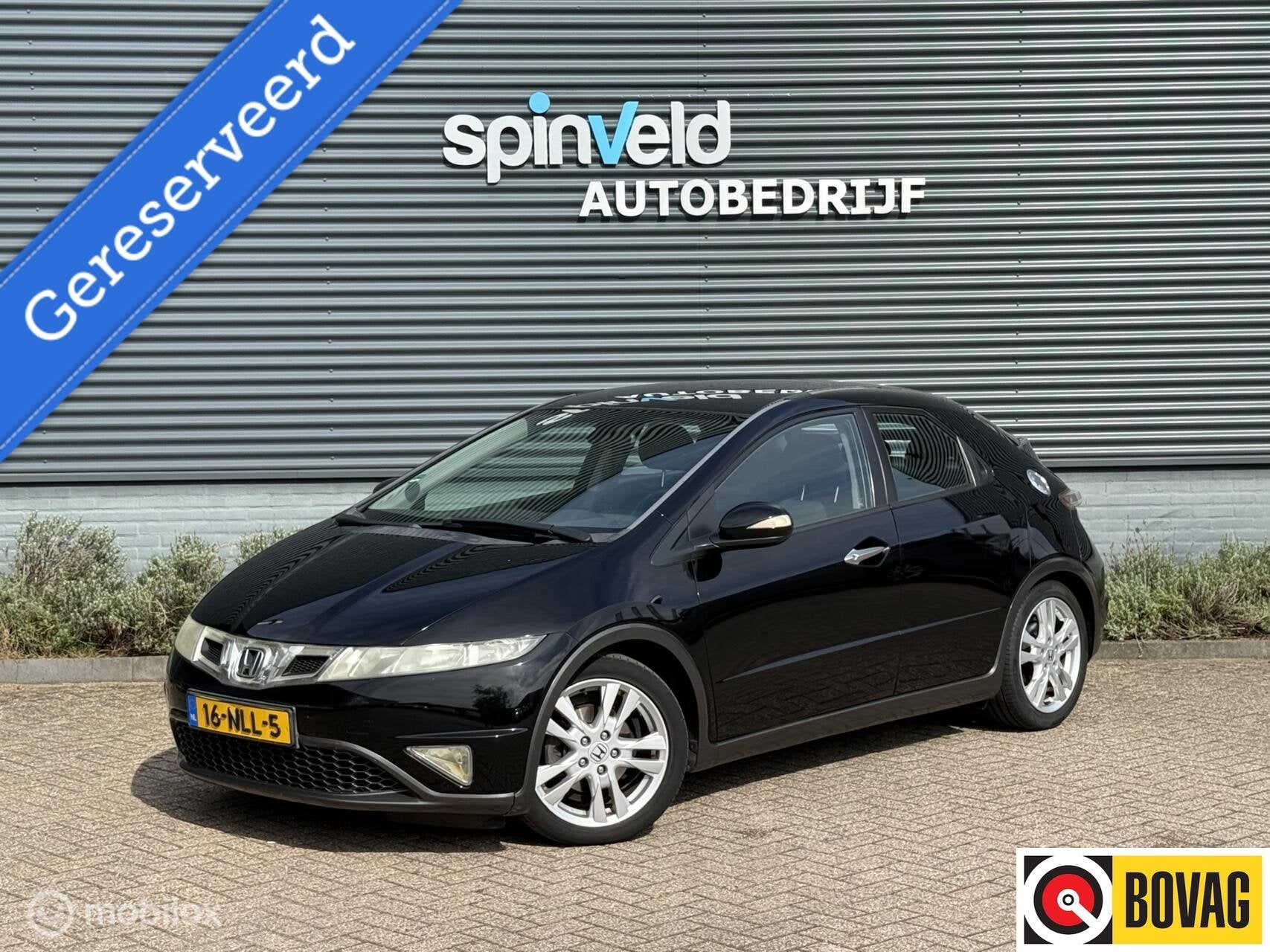 Honda Civic 1.8 Sport - Pdc - Trekhaak - Nap -, Auto's, Voorwielaandrijving, Euro 5, Gebruikt, 4 cilinders