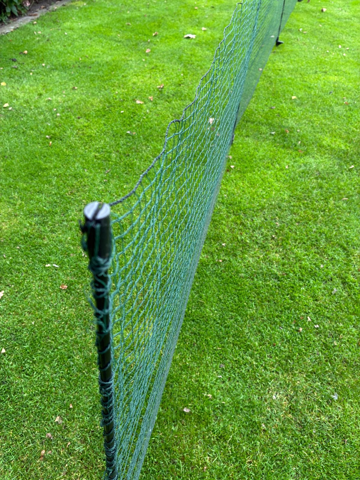 Groen omheiningsnet 20 m lang 85 cm hoog voor tuin of erf, Ophalen of Verzenden, Zo goed als nieuw, Overige materialen, Gaashekwerk