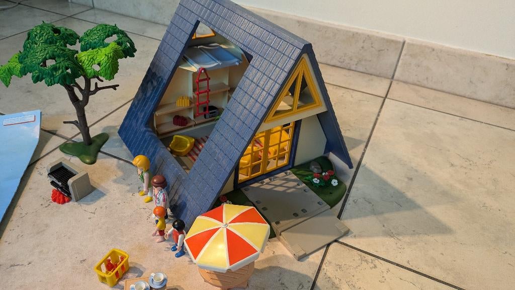Playmobil 3230 Vakantievilla / zomerhuisje, Ophalen of Verzenden, Zo goed als nieuw, Complete set