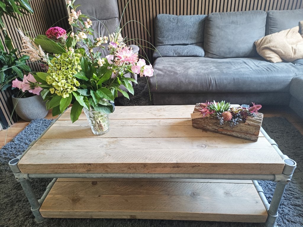 Salontafel, Huis en Inrichting, Ophalen, Overige materialen, 100 tot 150 cm, 50 tot 100 cm