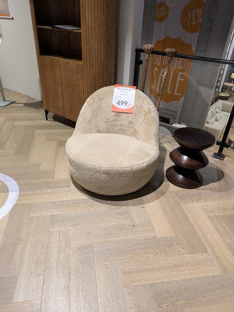 4 LEUKE RONDE SHOWROOMFAUTEUILTJES STERK AFGEPRIJSD, Huis en Inrichting, Fauteuils, Ophalen, MODERN, Nieuw, 75 tot 100 cm