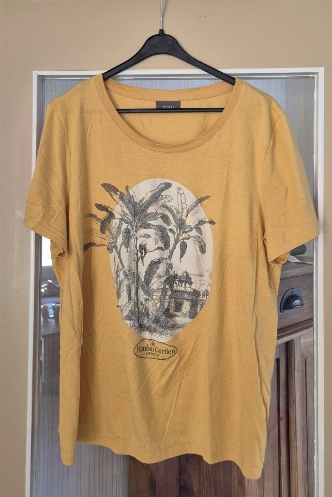 Dames T-shirt, geel, maat L, Yessica, Geel, Maat 42/44 (L), Ophalen of Verzenden