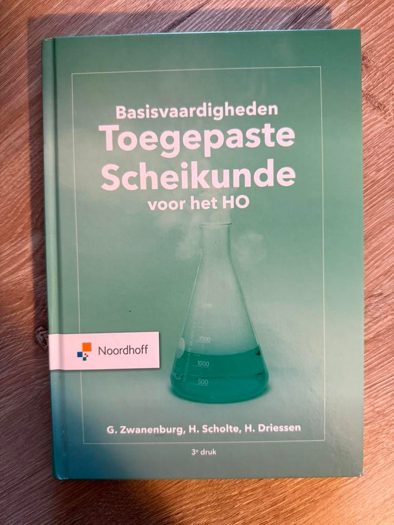 Basisvaardigheden Toegepaste Scheikunde voor het hbo, Boeken, Ophalen of Verzenden, Beta, Zo goed als nieuw, HBO