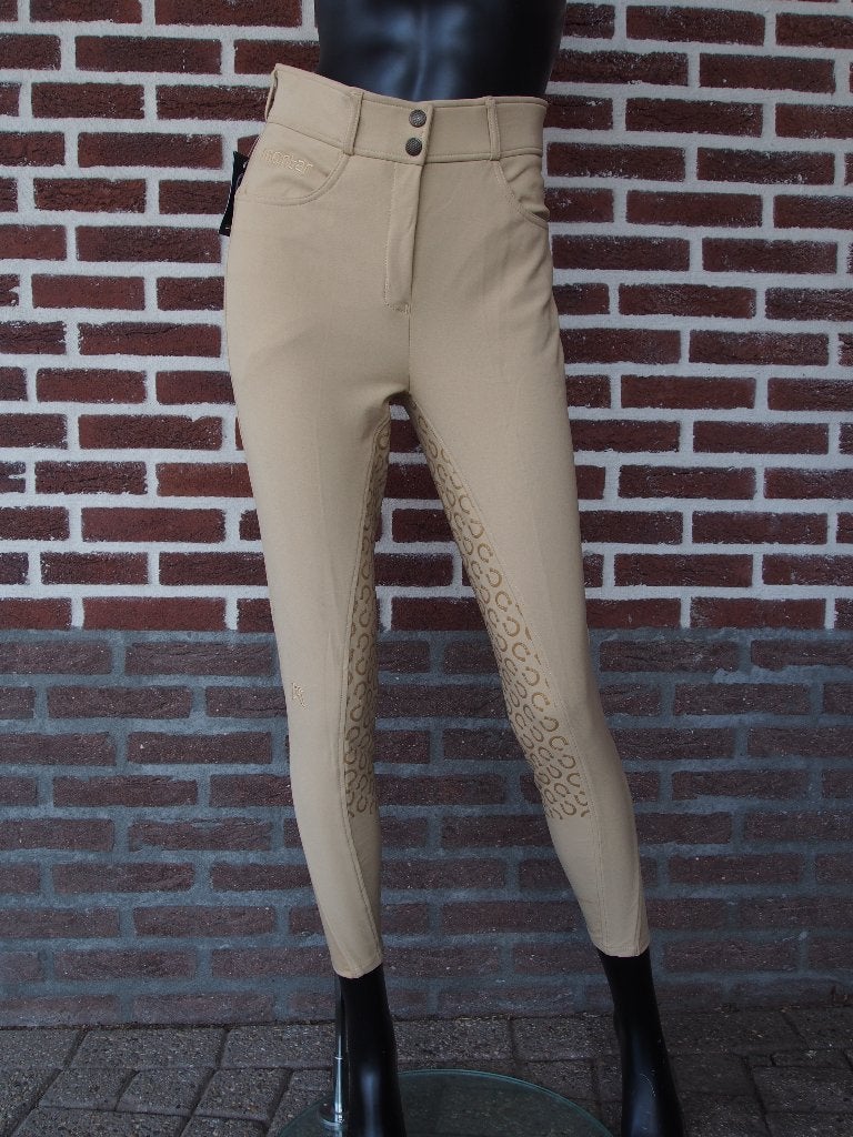 Montar Highwaist Dames Rijbroek Beige Maat 46, Dieren en Toebehoren, Paardrijkleding, Dressuur, Nieuw, XL, Beige