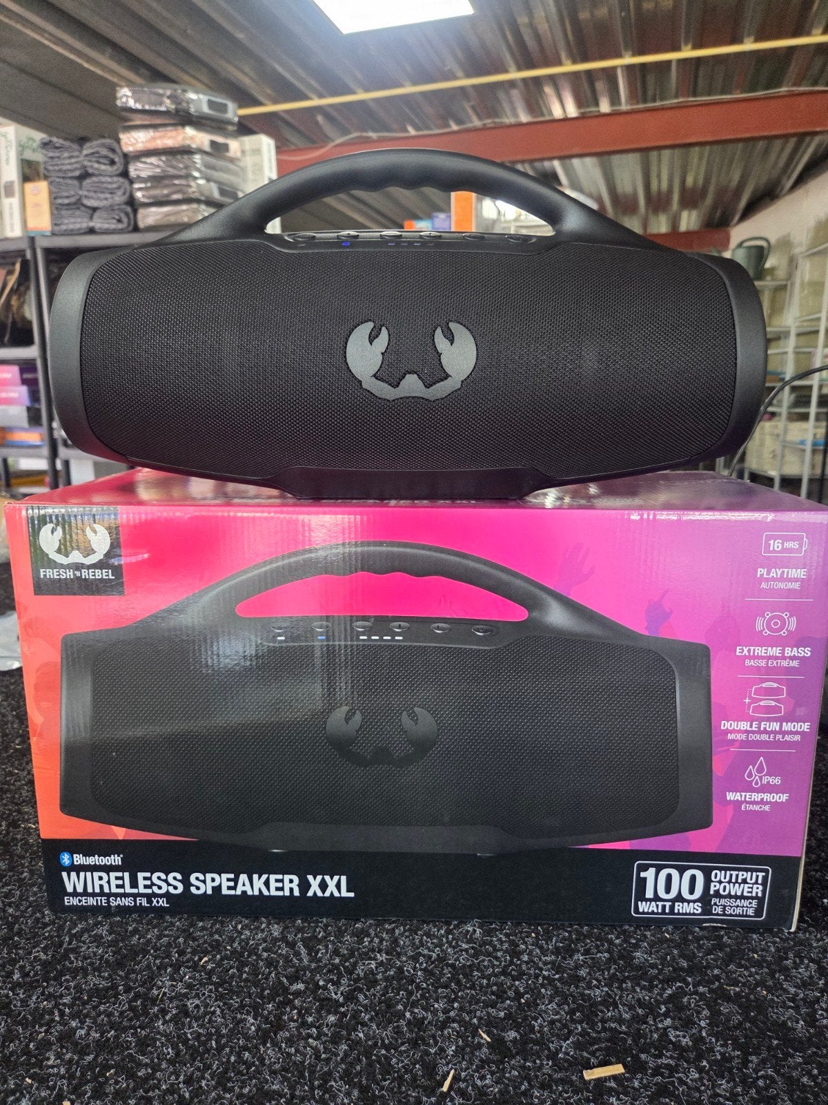 Fresh 'n Rebel Wireless Speaker XXL 100W RMS Bluetooth IP66