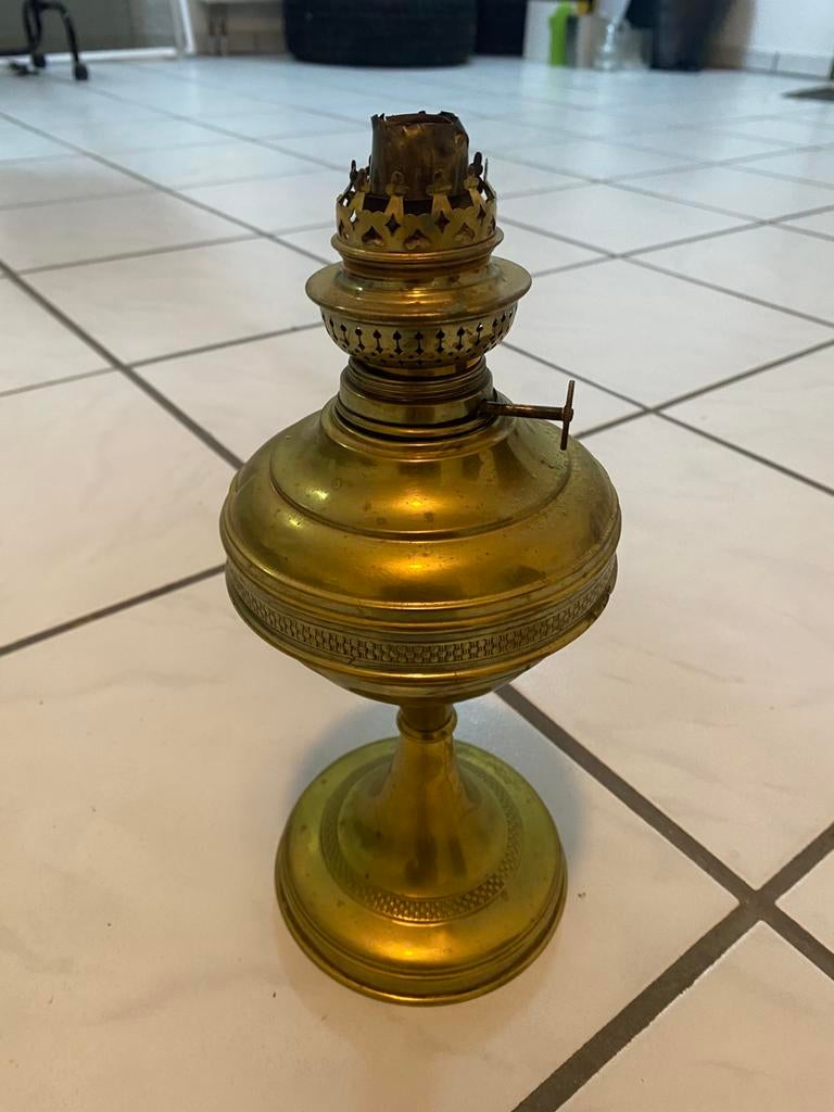 Antieke olielamp koffiepot, waterverdamper, waterketel, Ophalen
