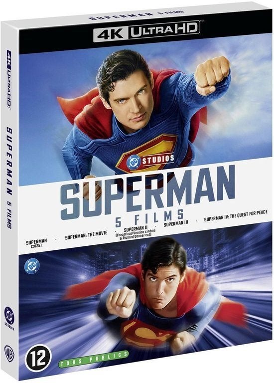 Superman 5 Film Collection 4K UHD BRD Nieuw geseald., Nederlands, Ophalen of Verzenden, Filmcollectie, Nieuw in verpakking