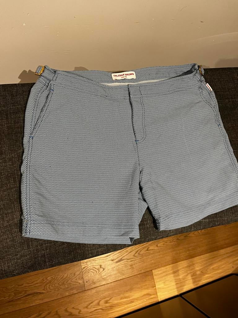 Orlebar Brown zwembroek maat 38, Ophalen of Verzenden, Overige maten, Blauw, Zwemshort