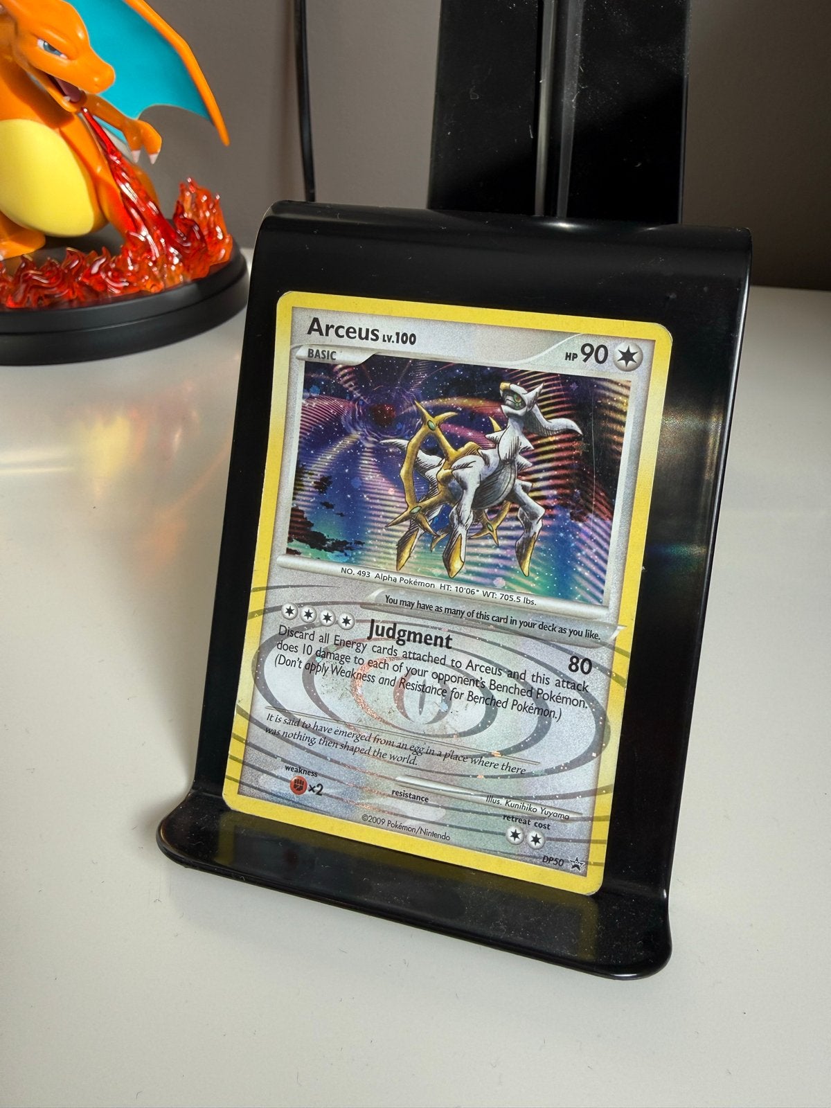 Arceus Pokémon kaart - DP53 Promo, Ophalen of Verzenden, Zo goed als nieuw, Losse kaart, Foil