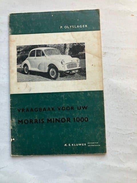 Vraagbaak voor Uw Morris Minor 1000 - P. Olyslager 1956-1962, Ophalen of Verzenden