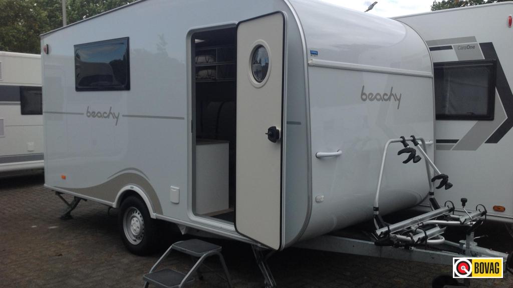 Hobby Beachy 450 vanuit verhuur, Caravans en Kamperen, Overige typen, Hobby, Stabilisator, Tot en met 4