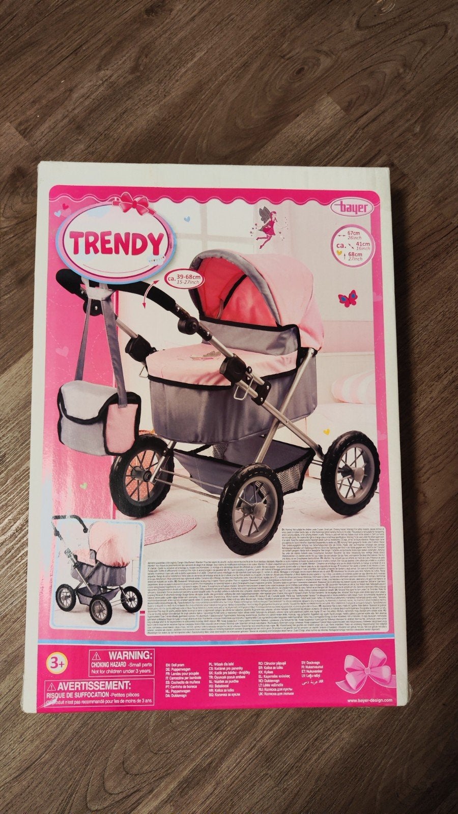 Bayer Design Trendy speelgoed kinderwagen / poppenwagen, Ophalen of Verzenden, Nieuw, 6 maanden tot 2 jaar
