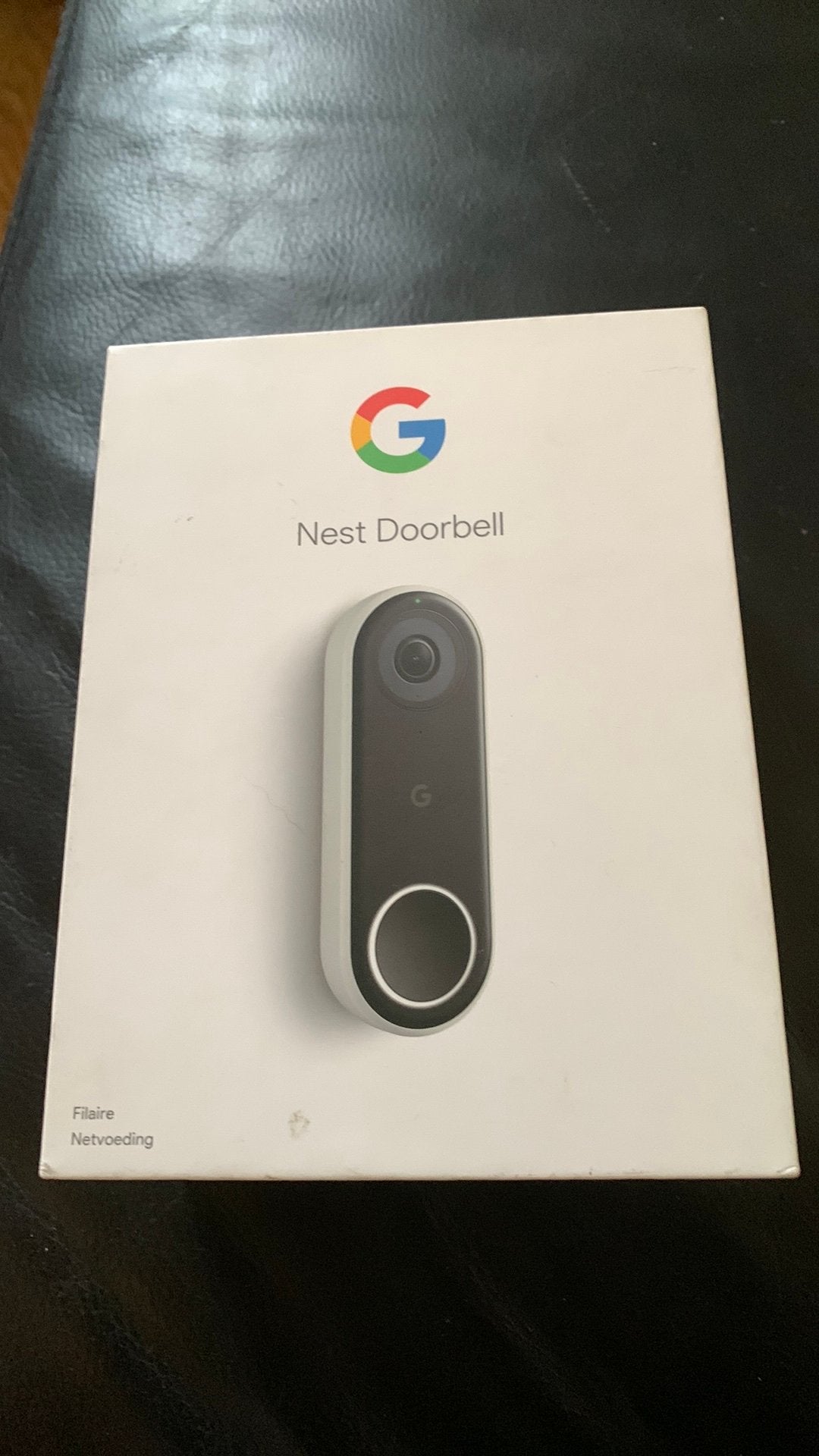Google Nest Hello Video Deurbel - compleet, Ophalen of Verzenden, Gebruikt, Bedraad