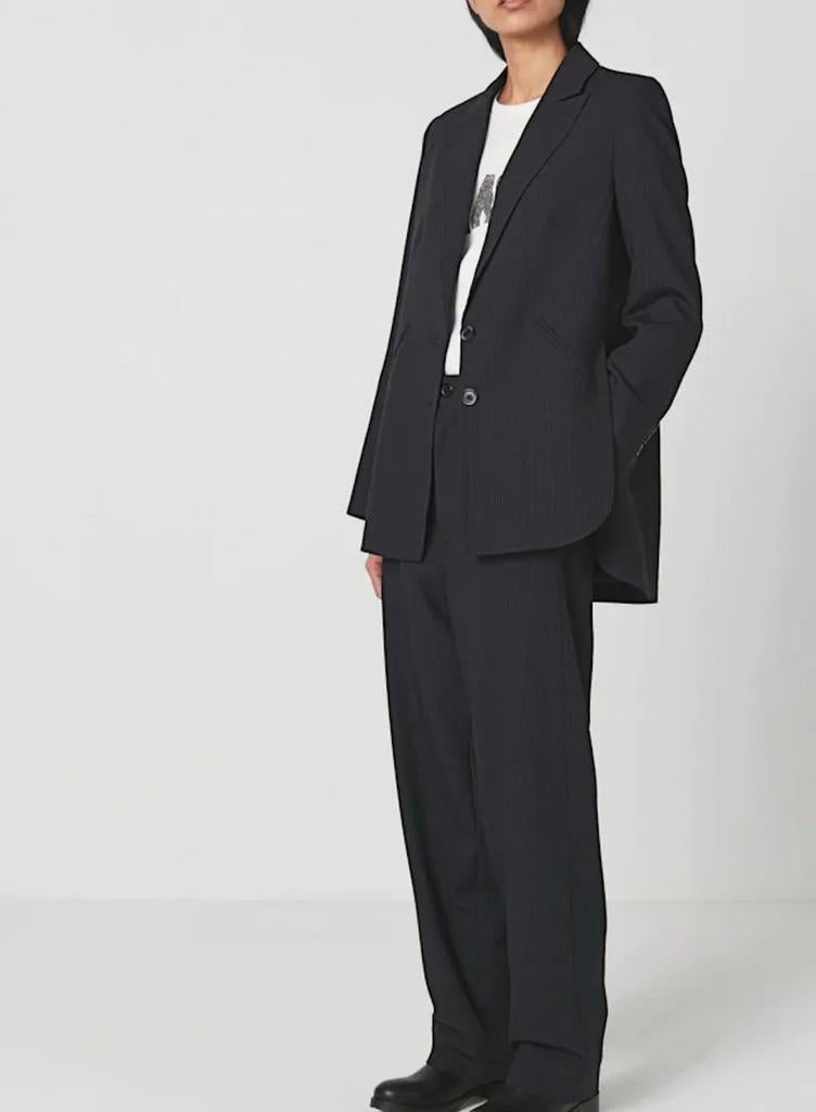 Rabens saloner krijtstreep pantalon nieuw, Maat 38/40 (M), Zwart, Nieuw, Ophalen of Verzenden