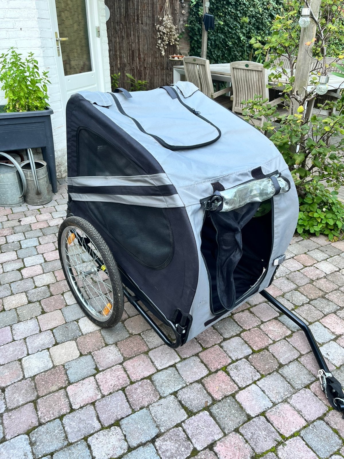 Honden fietskar, Ophalen, Gebruikt, Hondenfietskar
