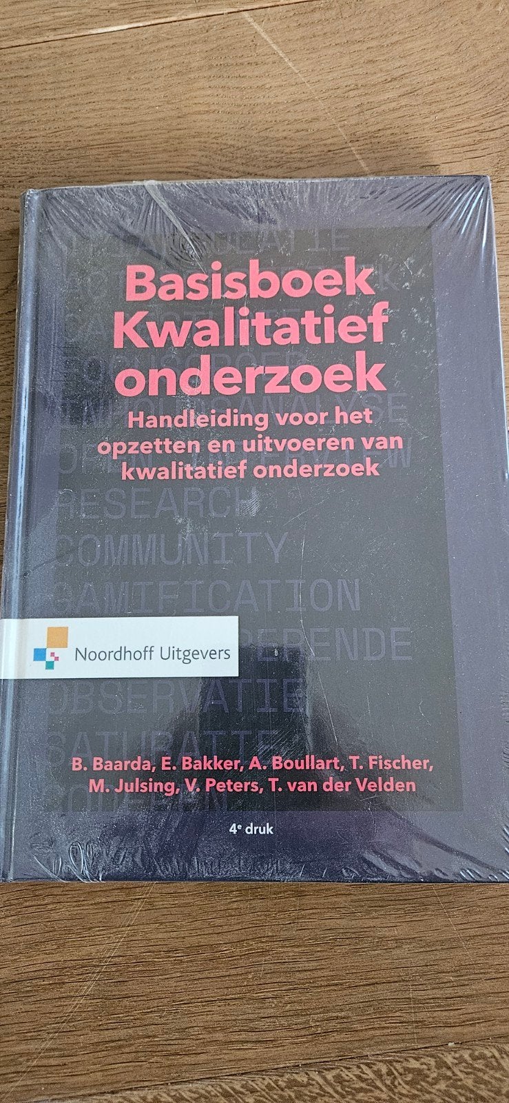 Basisboek Kwalitatief onderzoek - 4e druk, Boeken, Nieuw, Ben Baarda, Gamma, HBO
