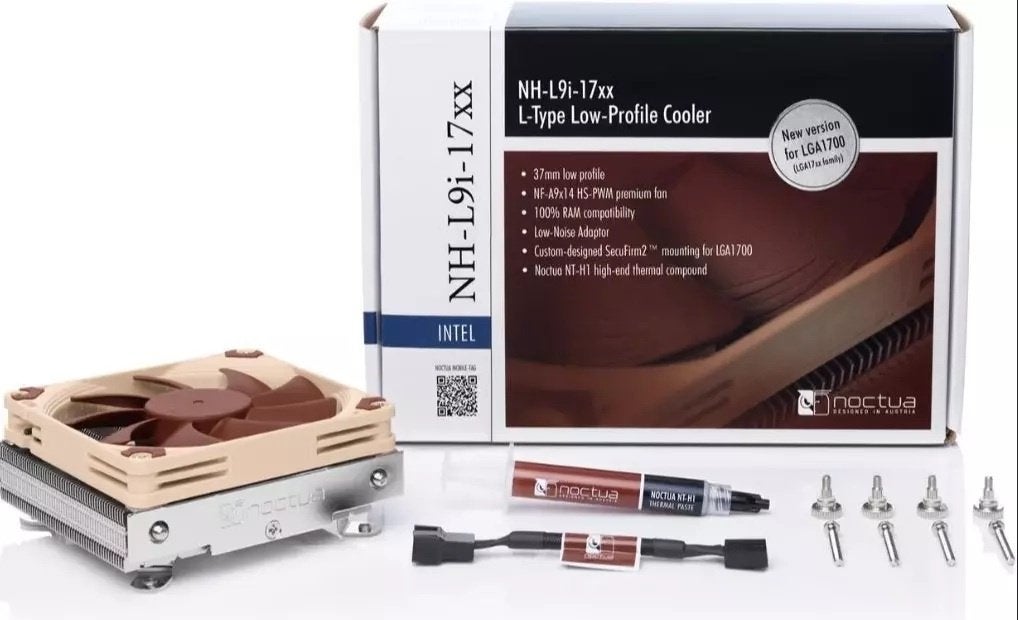 Noctua NH-L9i-17xx  met Noctua NA-FD1, Computers en Software, Processors, 8-core, Nieuw, Ophalen of Verzenden, 4 Ghz of meer