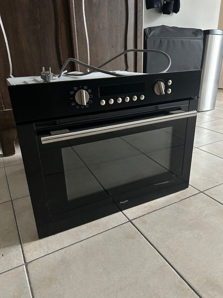 Pelgrim combi-magnetron inbouw, Ophalen, Zwart, 50 tot 100 cm, Zo goed als nieuw