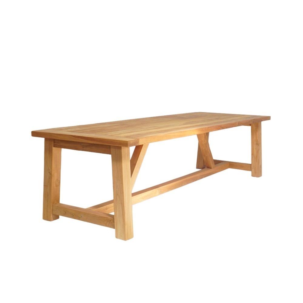 Benoa Alba dining tuintafel 300x100cm teakhout, Tuin en Terras, Tuintafels, Aston Martinlaan 36, Teakhout, Zo goed als nieuw, Benoa