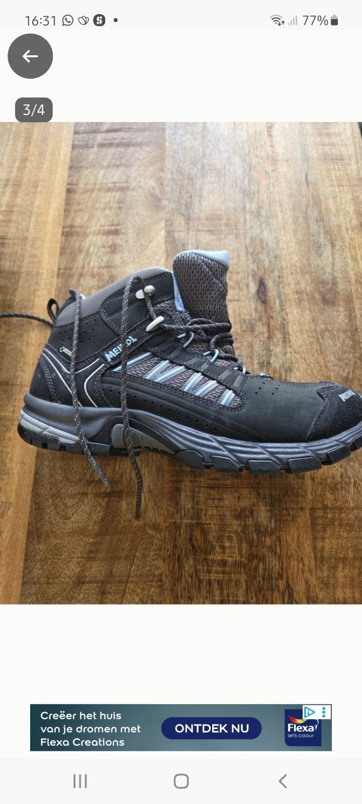 Meindl wandelschoenen-NIEUW-maat 7, Ophalen of Verzenden, Nieuw, Schoenen