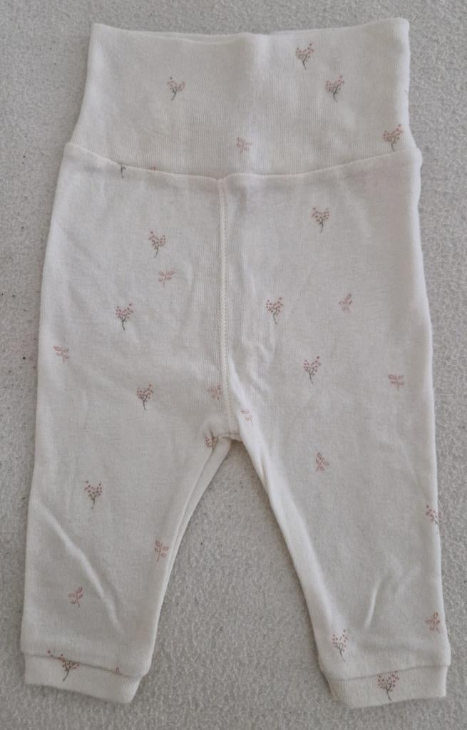 Zara broekje baby kleding maat 56 wit creme bloemen broek, Verzenden, Zara, Meisje, Broekje